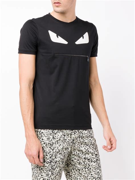 fendi t shirt monster free shipping|fendi t shirt size guide.